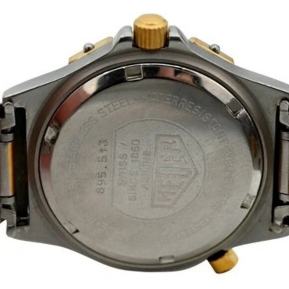 Heuer (Pre-Tag) 35mm Professional 200M Airline GMT Two Tone Watch- Ref: 895.513! - Picture 9 of 10